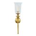 Juniper + Ivory Grayson Lane 30 In. x 8 In. Traditional Wall Sconce Gold Aluminum - 42289