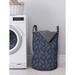 East Urban Home Ambesonne Floral Laundry Bag Fabric in Gray | 12.99 H x 12.99 W in | Wayfair 9A440085B55640D78546D49C84080823