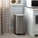 NEU Home Steel 10.57 Gallon Step on Trash Can Stainless Steel in Gray | 26.38 H x 14.17 W x 15.75 D in | Wayfair NH-4962