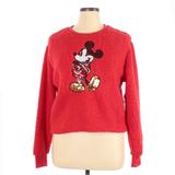 Disney Tops | Disney Mickey Mouse Sweatshirt | Color: Red | Size: Xl