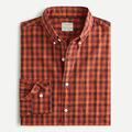 J. Crew Shirts | J Crew Stretch Cotton Poplin Shirt In Gingham S M | Color: Brown/Red | Size: Various