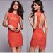 Free People Dresses | Free People Daydream Lace Bodycon Dress | Color: Orange/Pink | Size: S