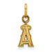 Women's Los Angeles Angels 14k Yellow Gold Extra Small Pendant