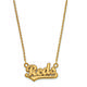 Women's Cincinnati Reds 18'' 10k Yellow Gold Small Team Pendant Necklace