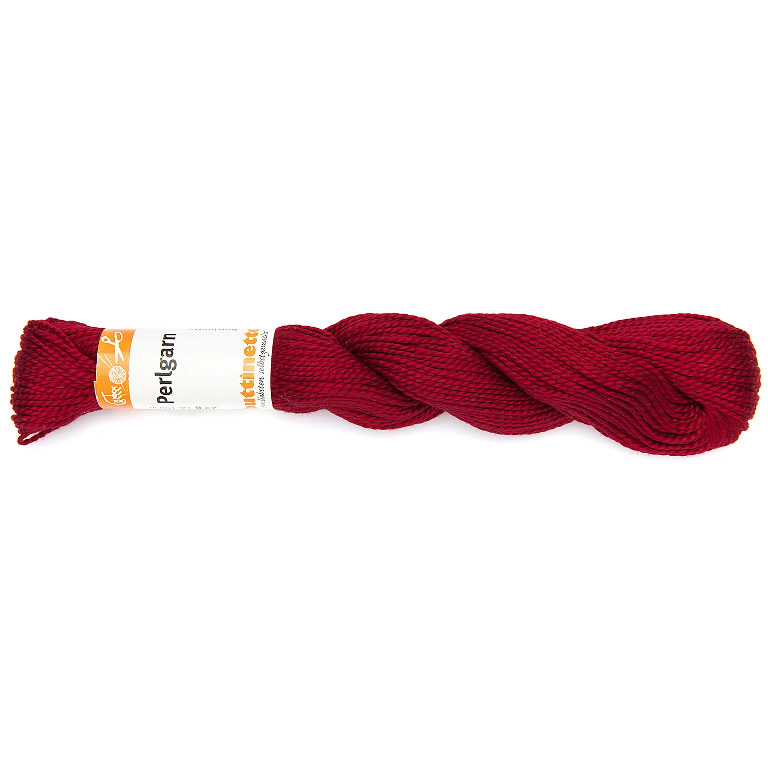 buttinette Perlgarn, weinrot, 25g-Strang