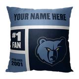 The Northwest Group Memphis Grizzlies 18'' x Colorblock Personalized Throw Pillow
