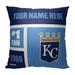 The Northwest Group Kansas City Royals 18'' x Colorblock Personalized Throw Pillow