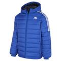 adidas Boys' Hooded Puffer Jacket Insulated, Brite Blue, L