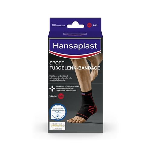 Hansaplast HANSAPLAST Sport Fußgelenk-Bandage Gr.M Muskel, Gelenke & Wärmetherapie