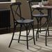 Carbon Loft Vintage Series Distressed Metal X Back Counter Chair - Vintage Cream (Set of 2)