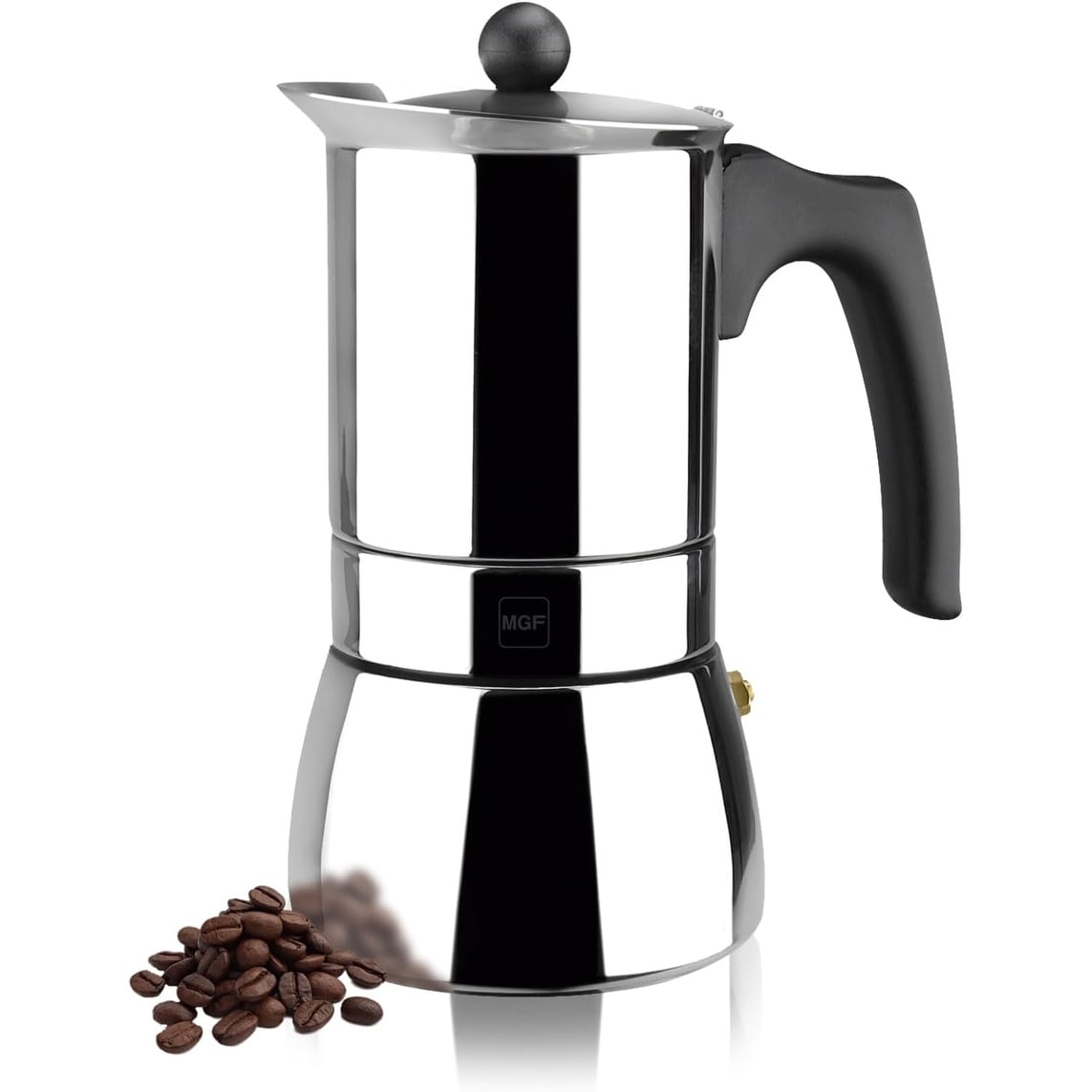 Magefesa Genova Stainless Steel Stovetop Espresso Maker