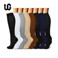 Chaussettes de Compression pour Varices Adaptées au Golf Rugby Randonnée Sports Anti-Fatigue