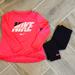 Nike Matching Sets | 2t Nike Outfit | Color: Black/Pink | Size: 2tg