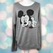 Disney Tops | Disney Mickey Mouse Women's Sweatshirt Size Xl | Color: Black/Gray | Size: Xl