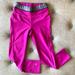 Athleta Pants & Jumpsuits | Athleta 3/4 Length Leggings - Bright Fuchsia Color | Color: Pink | Size: Xxs