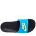 Nike Shoes | Nike Benassi Jdi Print Blue Women Slide Sandals | Color: Black/Blue | Size: 6