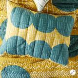 Anthropologie Bedding | Anthropologie | Pair Of Standard Shams | Cardine | Color: Blue/Yellow | Size: Standard Sham