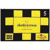 PGA TOUR Event-Used #5 Yellow and Black Pin Flag from The Charles Schwab Cup Championship on October 2nd to 30th 2005