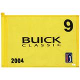PGA TOUR Event-Used #9 Yellow Pin Flag from The Buick Classic on June 10th to 13th 2004