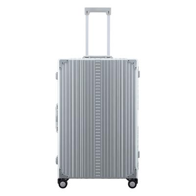 Aleon Traveler Macro 4-Rollen Trolley 77 cm mit Kleidersack platinum Silber Herren Image