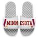 Men's ISlide White Minnesota Golden Gophers Jersey Slide Sandals