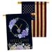 Breeze Decor K Initial 2-Sided Polyester 40 x 28 in. House Flag | 40 H x 28 W in | Wayfair BD-FL-HP-130259-IP-BOAA-D-US21-BD