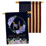 Breeze Decor K Initial 2-Sided Polyester 40 x 28 in. House Flag | 40 H x 28 W in | Wayfair BD-FL-HP-130247-IP-BOAA-D-US21-BD