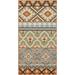 Green/Orange 24 x 0.25 in Area Rug - Union Rustic Northpoint Southwestern Orange/Green Area Rug | 24 W x 0.25 D in | Wayfair