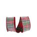 The Holiday Aisle® Plaid Ribbon Fabric in Red | 2.5 H x 360 W x 2.5 D in | Wayfair 86B72DEBA34248699EFBE40B99489319