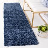 Blue/Navy 27 x 1.97 in Area Rug - Wade Logan® Assar Navy Area Rug Polypropylene | 27 W x 1.97 D in | Wayfair ZPCD3669 41955310