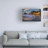 Highland Dunes Beach 26 by Dennis Frates - Wrapped Canvas Photograph Canvas, Wood in Black/Blue/Gray | 12 H x 19 W x 2 D in | Wayfair