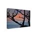 Breakwater Bay Lighthouse 3 by Dennis Frates - Wrapped Canvas Photograph Canvas, Wood in Blue/Gray/Pink | 12 H x 19 W x 2 D in | Wayfair