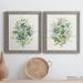 Gracie Oaks Greenery I - Picture Frame Painting Print Set on Canvas Canvas, Solid Wood in Black/Blue/Green | 43.5 H x 31.5 W in | Wayfair