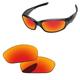 PapaViva Lenses Replacement for Oakley Straight Jacket 2007 Pro+ Fire Red Polarized
