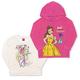 Disney Princess Girl's 2-Piece Zip Up Hoodie and Crewneck Sweatshirt Set - Multi - 6X
