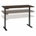 Move 60 Series by Bush Business Furniture 60W x 30D Electric Height Adjustable Standing Desk in Black Walnut with Black Base - Bush Business Furniture M6S6030BWBK