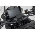 SW-Motech Navi-Halter am Lenker - Schwarz. KTM 1290 Super Adventure (21-).