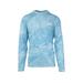 MidwayUSA Men's Ambush Fishing Long Sleeve T-Shirt, Realtree WAV3 Light Blue SKU - 984669