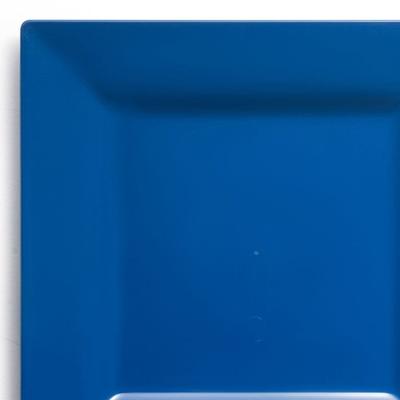 Modern Solid Square Disposable Plastic Plate Packs - Party Supplies