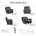 Metz 3-Piece Reclining Living Room Set