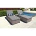 Florence Wheeled Chaise Set of 2 Outdoor Wicker Patio Furniture