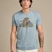 Lucky Brand Coyote Biker Tee - Men's Clothing Tops Shirts Tee Graphic T Shirts in Allure, Size 2XL