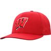 Men's Top of the World Red Wisconsin Badgers Reflex Logo Flex Hat