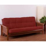 Full Medium 5" Foam Mattress - Alwyn Home Dicha Cold Size Futon in Red/Brown | 75 H x 54 W 5 D Wayfair 1077A3304C01487E8601467DB61E688E