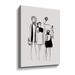 Winston Porter Pod People Amis - Graphic Art on Canvas in Black | 10 H x 8 W x 2 D in | Wayfair B9AAF176D8C74AEEB51C8287194988F7