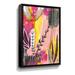 Winston Porter Spring in Pink - Painting on Canvas in Gray/Pink/Yellow | 12 H x 8 W x 2 D in | Wayfair F7AC2839FF444A009C2CE45E7F3CBD20