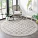 White 36 x 0.39 in Area Rug - Lark Manor™ Ammundsen Geometric Dark Grey/Beige Area Rug Polypropylene | 36 W x 0.39 D in | Wayfair