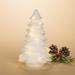 The Holiday Aisle® 2 Piece Color Changing Tree Set Plastic in White | 9.05 H x 5.31 W x 5.31 D in | Wayfair 93E6BDBCCB2D427CA4F6422E51624A5A