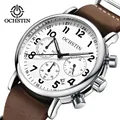 OCHSTIN-Montres Pilote Slim pour Homme Montre-Bracelet Business Horloge Top Marque de Luxe Quartz