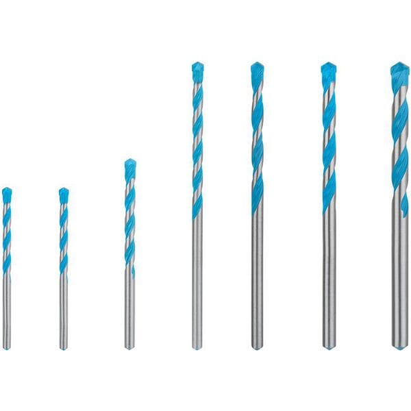 BOSCH 7-tlg. MultiConstruction CYL-9 Bohrer-Set Ø 4 - 12 mm grau Image